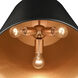 Allson 3 Light 16 inch Matte Black Indoor Pendant Ceiling Light